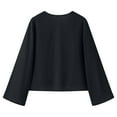 thumbnail image 3 of Womens Athletic Tops Tees Women Athletic Wear Women Wear Tops for T Shirts for Summer Casual Shirts Short Sleeve Casual Womens Tee Long Sleeve Long Layering Black XL, 3 of 5