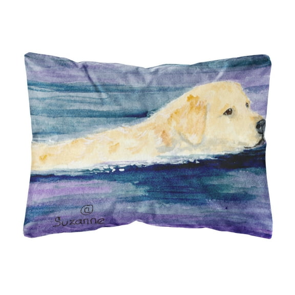Dog Portrait/Landscape Painting Fabric Decorative Pillow
