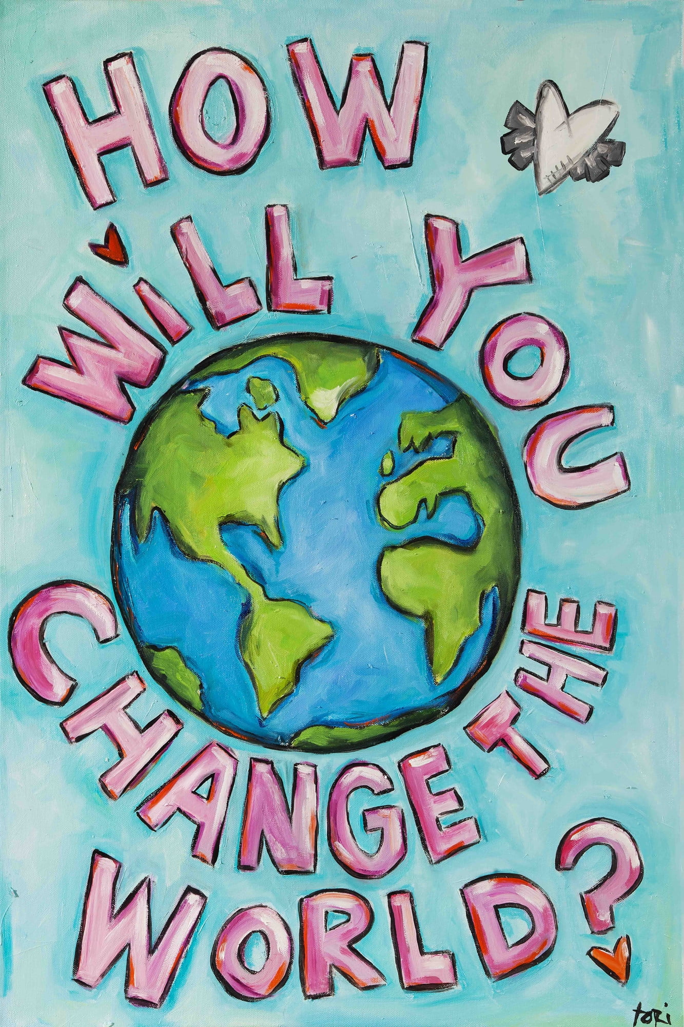 Marmont Hill "How Will You" by Tori Campisi Painting Print on Canvas