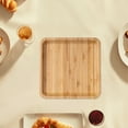 thumbnail image 5 of Gnmfd Solid Wood Fruit Tray Snack Tray Multipurpose Storage Tray for Serving Snacks Appetizers Fruits Party Table Display, Sustainable Bamboo Material, Home Kitchen Dining Organizer, 5 of 7