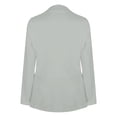 thumbnail image 3 of Vedolay Womens Jackets Womens Casual Lightweight Blazer Open Front Lapel Long Sleeve Office Jackets,Gray XL, 3 of 4