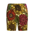 thumbnail image 3 of Picia Sunflower Pajama Shorts for Men, Men's Pajama Bottoms, Sleepwear,Short Pajama Pants-XX-Large, 3 of 9