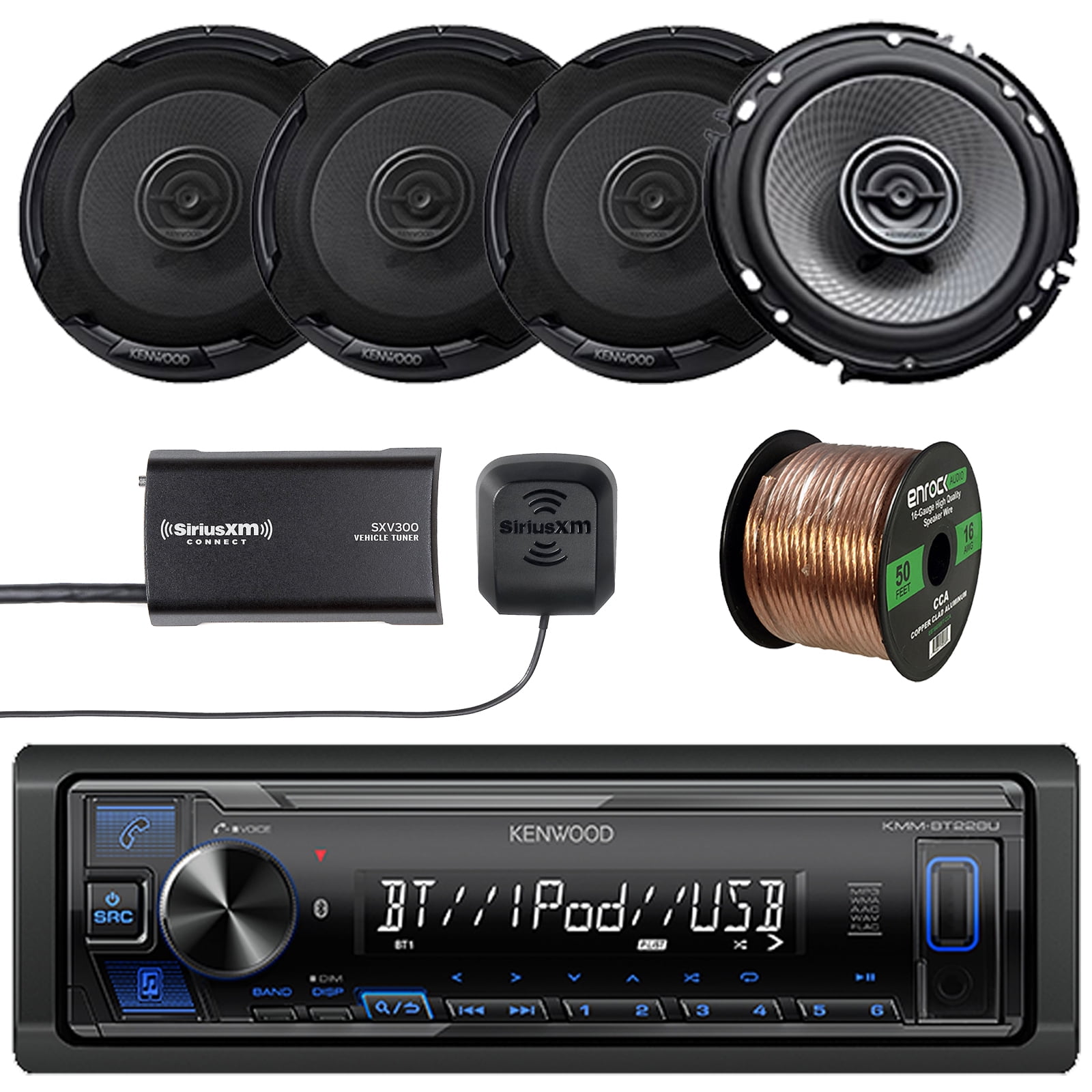 Kenwood Bluetooth USB AUX AM/FM Spotify Ready Stereo Digital Media