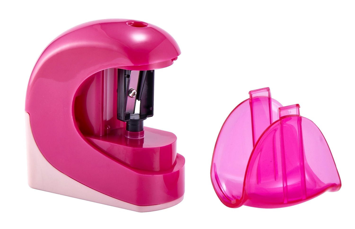 Pen + Gear Battery Operated Pencil Sharpener with 2 AA Batteries, Pink