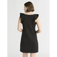 thumbnail image 2 of Free Assembly Women's Ruffle Sleeve Tank Dress, Sizes XS-4X, 2 of 4
