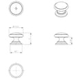 thumbnail image 4 of Jeffrey Alexander Durham Cabinet Knob, 4 of 4