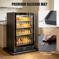 thumbnail image 4 of Mini Fridge Mat, 24"x24"X0.78" Mini Fridge Drip Trays Mat for Carpet Floor, Under Refrigerator Mat AC Conditioner Drip Pan, Silicone Mat for Refrigerators, Washing Machines, Dryers, Gray, 4 of 8