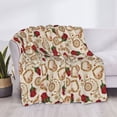 thumbnail image 3 of Uemuo Valentine'S Day Rose Printed Throw Blanket for Couch, Fluffy Fuzzy Blankets for Bed, Sofa, Cozy Flannel Faux Fur Blanket-60"x50", 3 of 6