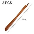 thumbnail image 2 of 2 pcs Wood Shoe Horn Long Handle for Seniors,Wooden Shoehorn for Men, Women, Kids,Pregnancy - Style 1, 2 of 5