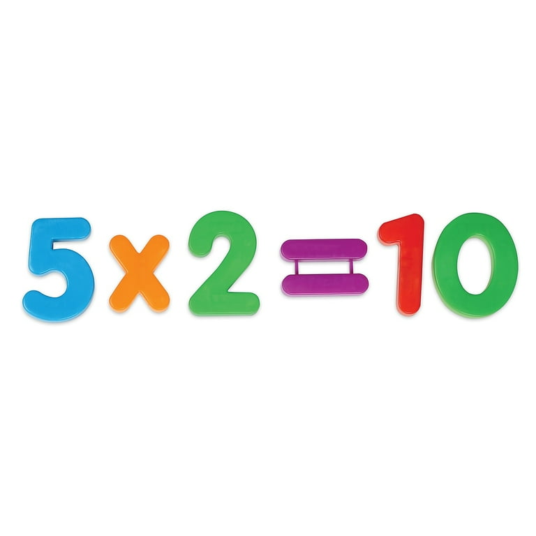 Learning Resources Jumbo Magnetic Numbers & Operations, Set of 36