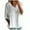 White, variant on Uaswgudfs Women's Summer Boho Blouse with Elegant Hem - Floral Lace 3/4 Sleeve Flowy Tunic Top for Plus Size Casual Wear