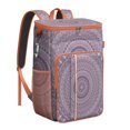 thumbnail image 1 of Psychedelic Trippy Style Cooler Backpack - 20L Leakproof Insulated Backpack with Abstract Geometric Pattern for Beach & Outdoor, 1 of 6