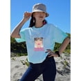 thumbnail image 2 of Glamour Cool Girl Art Tie Dye Cyclone Women -Image by Shutterstock, Female Medium, 2 of 4