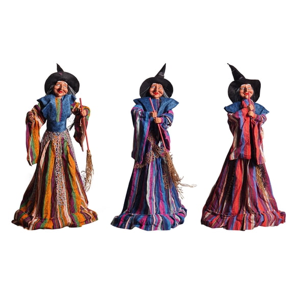 CASAFUN Halloween Electric Induction Standing Witch Toys Ghost Festival Bar Outdoor Decoration And Placement Props And Accessories