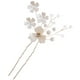 thumbnail image 1 of KAKOWELY Horquilla para el pelo de novia, flor, tenedor para el pelo, palito para moños, accesorios para el cabello para niñas, 1 of 5