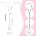 thumbnail image 2 of 2Pcs Rear View Mirror Car Charm 20.5cm Teardrop Vehicle Mirror Decoration Hanging Pendant Car Decoration Pink for Cars Decor Accessories, 2 of 8