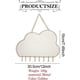 thumbnail image 5 of Organizador de joyas para colgar en la pared, soporte para aretes, expositor de aretes, soporte para joyas, estante para guardar collares y pulseras, forma de nube, 5 of 5