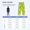thumbnail image 4 of Susaid Green Apple Print Mens Pajama Pants Set Sleep & Lounge Pants, PJ Bottoms with Pockets and Button Fly-Medium, 4 of 6