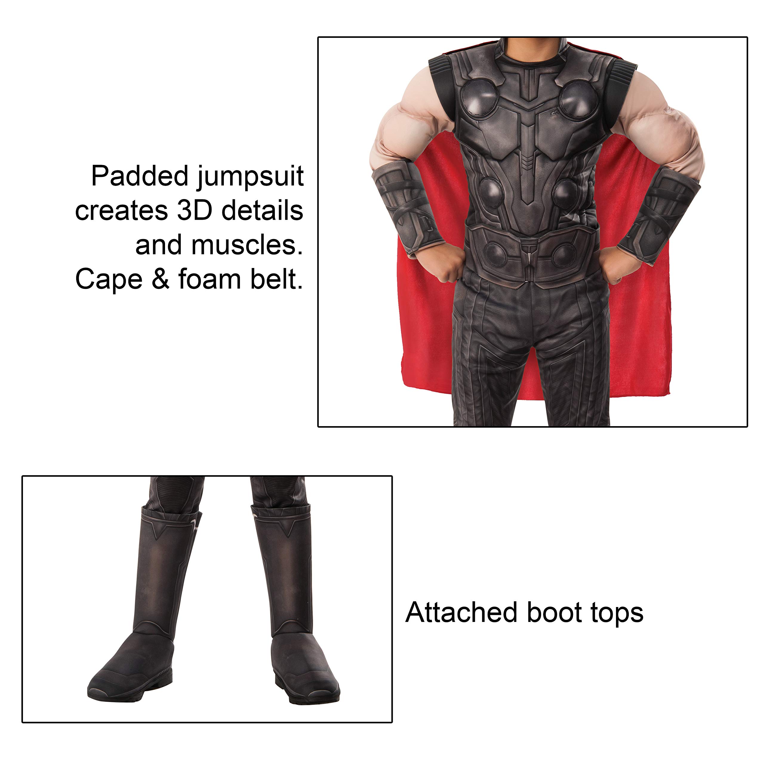 Rubie's Boys' Avengers Endgame Deluxe Thor Costume - Size 10-12