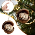 thumbnail image 2 of Animal Christmas Tree Ornaments, Cute Woodland Wildlife Ornaments Funny Forest Animal Hanging Ornaments for Christmas Tree Decorations Fall Holiday Home Decor, 2 of 6