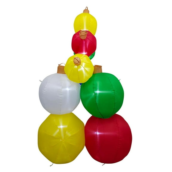 8' Air Blown Inflatable Pile of Christmas Ornaments Yard Decoration GTC00147-8