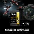 thumbnail image 3 of Lexar GOLD Series Professional 1800x 256GB UHS-II SDXC Memory Card, 3 of 6