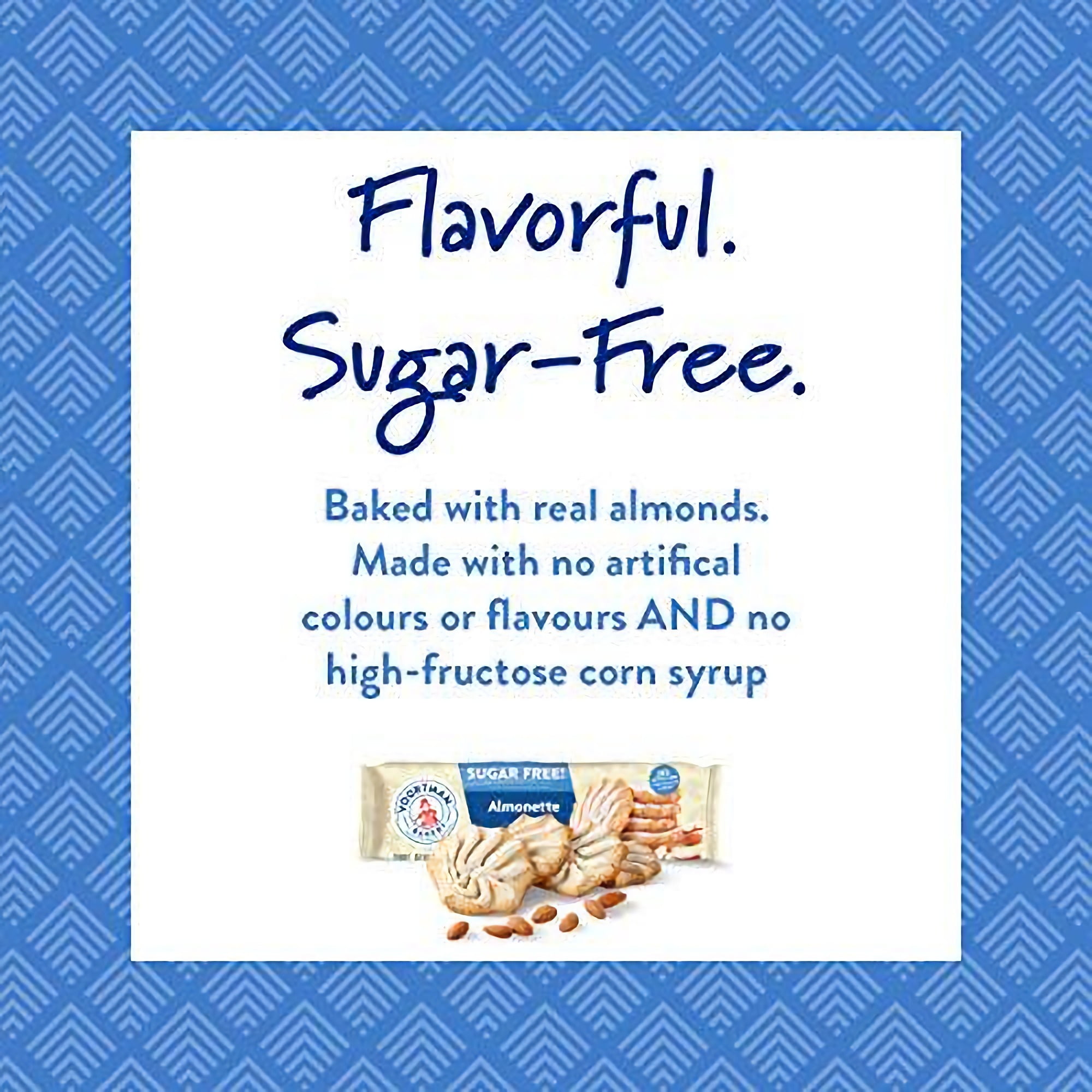 Voortman Bakery Sugar Free Cookies, Delicious Sugar Free Cookie, Pack of 4 (Sugar Free Iced Almonette)