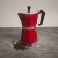 thumbnail image 2 of Cilio Classico Stovetop Espresso Maker, 15 Ounce, Red, 2 of 3