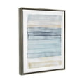 thumbnail image 3 of Stupell Industries Tranquil Blue Beige Stripes Pattern Casual Painting Luster Gray Framed Floating Canvas Wall Art, 24x30, by Dan Meneely, 3 of 5
