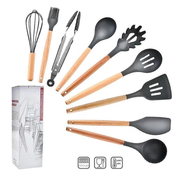 Ensemble d'Ustensiles de Cuisine 8/9/11 Pcs Ensemble d'Outils de Cuisson en Silicone Ensemble Ménager /ensembles d'Outils de Cuisson