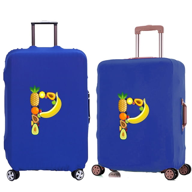 Suitcase Protective Cover Trolley Travel Suitcase Elastic Dustroof Cover Apply To 18-28 Inch Luggage Fruit Series Pattern 8fruit P S