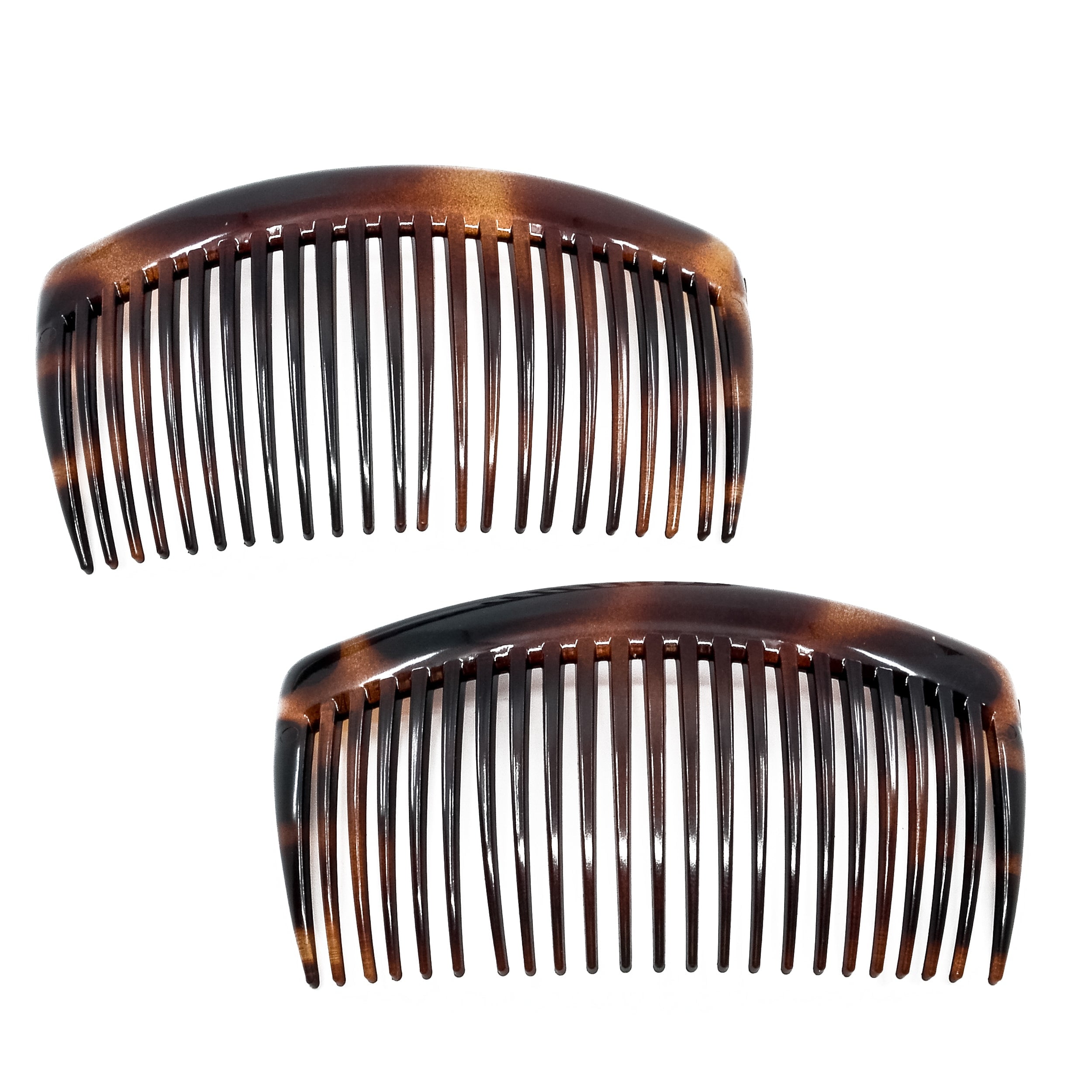 7 Centimeter Side Combs Hair Combs Pack of 4 Tortoiseshell 