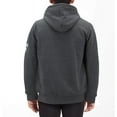 thumbnail image 2 of Boys Los Angeles Athletic Sherpa Lined Fleece Kids Zip Up Hoodie Sweater Jacket (Charcoal, L (14-16)), 2 of 3