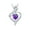 A, variant on Wioihee Clearance Under $2.00 Ladies Fashion Rose Heart Diamond Pendant Necklace Mother's Day Gift Jewelry Valentine's Day gift