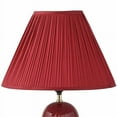 thumbnail image 2 of Ore Furniture 6119BG 26 in. Ceramic Table Lamp - Burgundy, 2 of 5