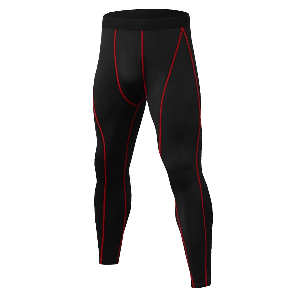 OGLCCG Men's Compression Pants Cool Dry Active Athletic Workout Running ...
