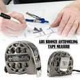 thumbnail image 3 of Clerance! 5m*25mm Nickel-Plated Ruler With High-Quality Hollow 5m Steel Tape Measure Abs Bronze Anti-Fouling Stainless Steel Waterproof Tape Measure Engineering Decoration Ruler, 3 of 4