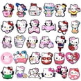 thumbnail image 1 of IVASKY 30PCS PVC Hello Kitty Shoe Charms, Multicolor 1-2 Inch Decorations Croc Charms for Kids Boys Girls, Party Favors, 1 of 6