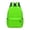 Green, variant on Classic Solid Color Backpack, Lightweight Nylon Daypack, Simple Casual Rucksack, Water Resistant Carry Knapsack, Front Pocket Storage Backpack, Minimalist Travel Backpack for Outdoor Activities