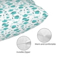 thumbnail image 3 of KLL Utensiles Pillow Covers Envelope Closure,Super Soft and Cozy Fuzzy Fleece Pillow Case Cover (No pillow core） 16"x24", 3 of 5