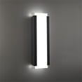 thumbnail image 2 of WAC Lighting Fiction 14" LED 1-Light Aluminum Indoor/Outdoor Wall Light in Black, 2 of 4