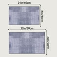 thumbnail image 7 of Unique Bargains Luxury Bath Floor Mats Soft Absorbent Bath Rugs Quick Dry Grey 16" x 24", 7 of 7