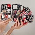 thumbnail image 3 of Funda Protectora Dura De Disney Mickey Minnie Mouse Para iPhone 14 13 12 11 Pro Max Plus ,, 3 of 4