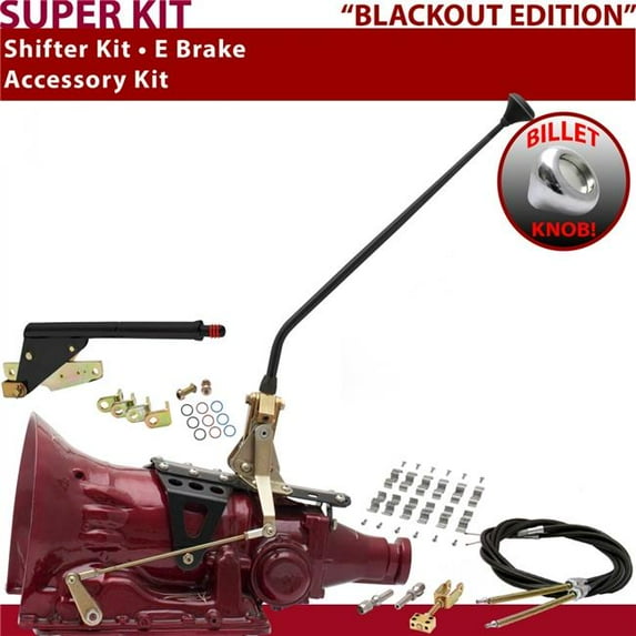 American Shifter AOD Shifter Kit Black 16 in. E Brake Cable Clamp for F267A
