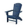 POLYWOOD Nautical Curveback Adirondack Chair in Navy
