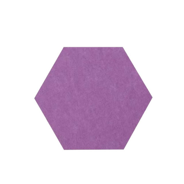 Matsuzay Colorido hexágono tablero de mensajes decoración de pared engrosado corcho tablones de anuncios pizarra borrable dormitorio guardería adornos Decoración del hogar Púrpura claro Matsuzay HA075135-11