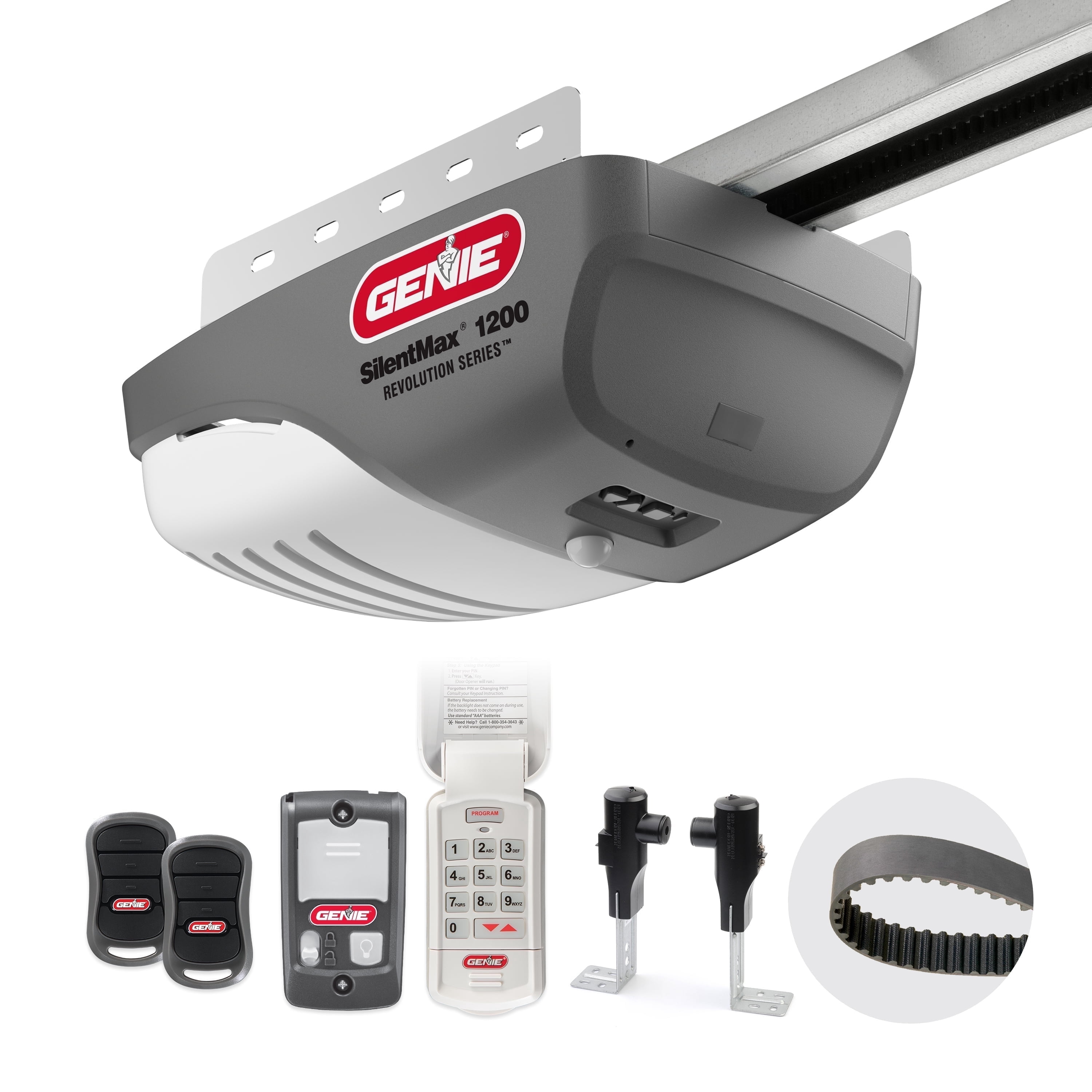 Genie Belt Drive Garage Door Opener 2055-KV - 1/2 HPc, Safe-T