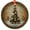 Gingerbread, variant on Snowman Ornament, Christmas Ornament, Holiday Decor, Winter Ornament, Festive Ornament, Cute Snowman Ornament, Seasonal Decoration, Xmas, Holiday Keepsake, Xmas Tree Hanging Decora