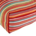 thumbnail image 7 of Watermelon Stripe Outdoor High Back Chair Cushion, 7 of 7