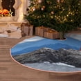 thumbnail image 5 of Rateoe Lighthouse On The Waters Pattern Christmas Tree Skirt with Ties , Christmas Tree Decorations, Farmhouse Christmas Decor Xmas Holiday Decorations-, 5 of 6